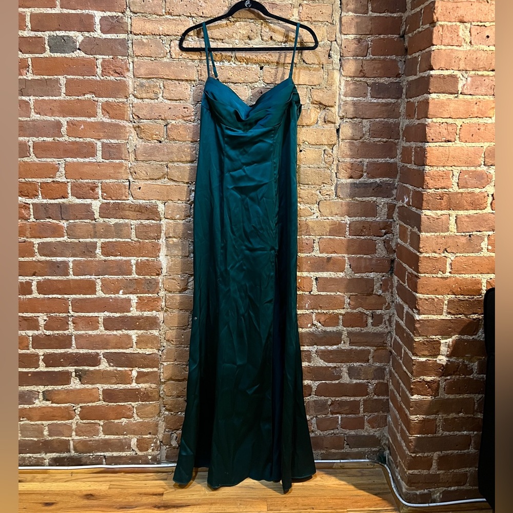 Azazie Emerald Maxi Dress
